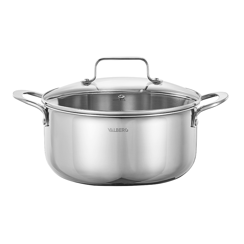 Faitout Valberg Inox Triply 24cm Bon état -  reconditionné disponible sur Electro Depot